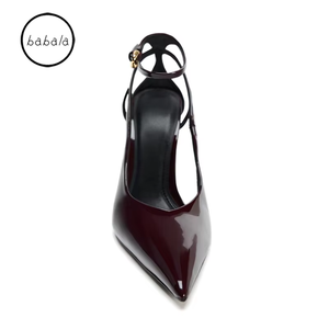 <span class=keywords><strong>BABALA</strong></span> Zapatos de Tacón Alto con Punta Abierta para Mujer, Finos, de Verano, con Correa de Hebilla, a la Moda, para Uso Diario, Tallas Grandes, Fabricante OEM ODM, Venta al Por Mayor - Product Image 3