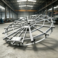 Plateforme tournante motorisée de 1 m, support d'affichage rotatif à 360°, scène d'exposition en aluminium et acier, capacité de charge de 100 kg, RDS-1010, table de 6 m