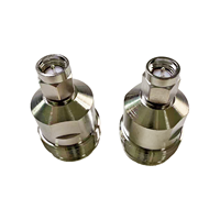 Connecteur RF Coaxial en Laiton 4.3-10/SMA-KJ, Adaptateur Connecteur Femelle 4.3-10 vers Mâle SMA – Vente Flash