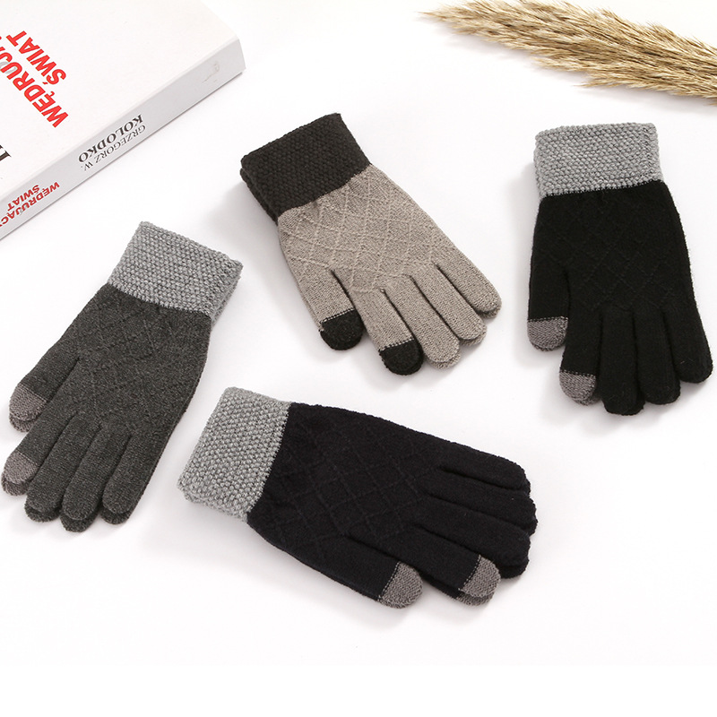Зимние перчатки для сенсорных экранов для женщин мужчин детей бега велосипедные черные перчатки для женщин зима