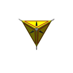 يمكن تخصيص تحذير قابل للطي عاكس ثلاثي الجوانب حامل مثلث - Product Image 3