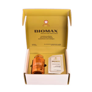 Boîte en papier personnalisée Gummy Pill Suppléments alimentaires pour la santé Bouteille de vitamines Enveloppe d'expédition Boîte d'emballage pour bouteille de supplément - Product Image 3