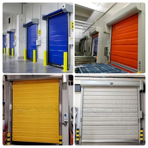 Công nghiệp tủ đông tự động cuộn lên cách nhiệt lạnh lưu trữ tốc độ cao PVC cuộn lên rèm mềm Con lăn màn trập cửa - Product Image 5