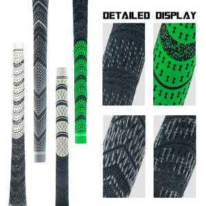 Классические ручки для гольфа среднего размера, OEM, Нескользящие, хлопчатобумажные, резиновые, для клюшек, с логотипом, модель деревянного железа - Product Image 5