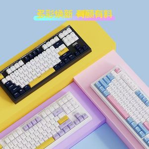 คีย์บอร์ดเกมมิ่ง AOC 87 ปุ่ม แบบมีสาย ไฟ RGB ป้องกันการกดผิดพลาด สำหรับสำนักงานและเล่นเกม - Product Image 5