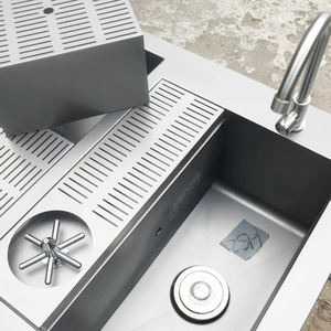 Comptoir réfrigérant <span class=keywords><strong>professionnel</strong></span> en acier inoxydable sur mesure, type tiroir, chauffage électrique, revêtement antirouille, pour bars, 1500W - Product Image 5