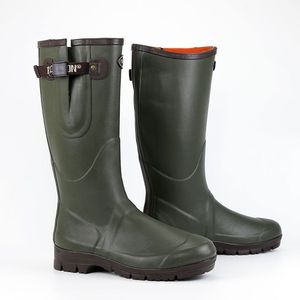 รองเท้าบูทวัลคาไนซ์แบบกันน้ำ ลายพราง สำหรับเดินป่า ทำจากนีโอพรีน ทนทานต่อการสึกหรอ รองเท้าล่าสัตว์ รองเท้าตกปลา สำหรับผู้ชาย - Product Image 3