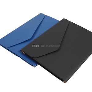 Documentos de oficina de negocios Costom PU cuero <span class=keywords><strong>A4</strong></span> carpetas de archivos conjunto impermeable cartera bolsa papelería organizador con logotipo - Product Image 1