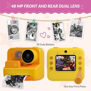 Kids Digital <b>Camera</b> with Instant <b>Print</b> Dual <b>Camera</b> HD Photo Video Recording Toy - Product Image 5