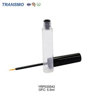 Flacon de sérum pour cils 5,5 ml, flacon d'eye-liner noir en gros, flacon de gel pour eye-liner rond vide 5,5 ml avec pinceau - Product Image 4