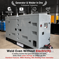 Générateur de soudage diesel robuste Cummins 40KW 50KW 100KW 160KW 200KW 240KW 280KW - Machine de soudage diesel silencieuse Unipower