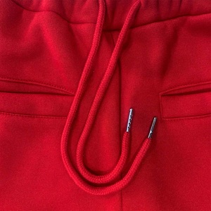 Women's Stacked Cotton Fleece Eco-Friendly Breathable Mid Waist <b>Classic</b> Wide Leg Casual Pants with Pockets - Product Image 4