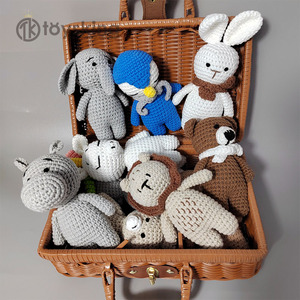 Jouet en peluche pour bébé, Crochet TK fait à la main, <span class=keywords><strong>Amigurumi</strong></span>, Animal en peluche, <span class=keywords><strong>pingouin</strong></span> - Product Image 6