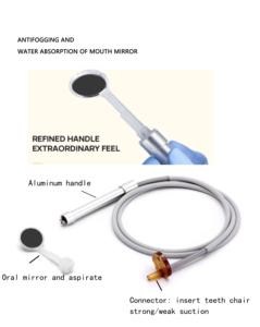 ระบบกระจกดูดเสมหะทางทันตกรรมแบบเต็มรูปแบบ พร้อมระบบป้องกันฝ้า กระจกดูดเสมหะทางทันตกรรมสแตนเลส อุปกรณ์เสริมสำหรับอุปกรณ์ทันตกรรม - Product Image 3
