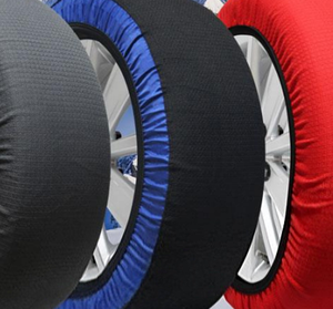 Chaussettes de neige de la série Jacquard en polyester, tissu antidérapant, chaînes à neige textiles - Product Image 4