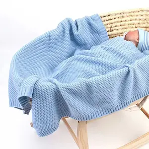 Sprinkle Newborn Blankets Super Soft Stroller Wrap Infant Swaddle Weighted Blanket Knitted For Monthly Toddler Bedding