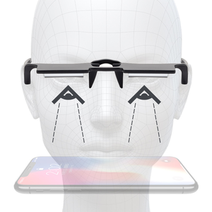 Novos Óculos Horizontais Preguiçosos com 90 °   Óculos de Leitura com Lentes <span class=keywords><strong>Prism</strong></span>áticas Leves para Assistir TV e Usar Smartphone na Cama - Product Image 3