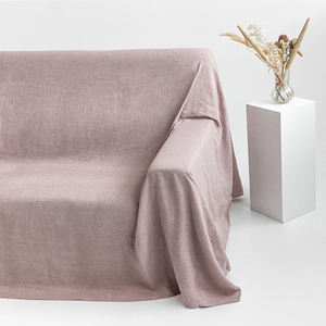 Capa de Sofá Premium para 3 Lugares em Algodão Lavado com Mistura de Linho, Capa para Sofá Seccional - Product Image 4