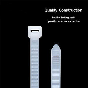 Fascette in Nylon66 di Alta Qualità al Miglior Prezzo di Fabbrica, Nere 6 "   Fascette Autobloccanti in Plastica per Sicurezza da Un Pollice - Product Image 6