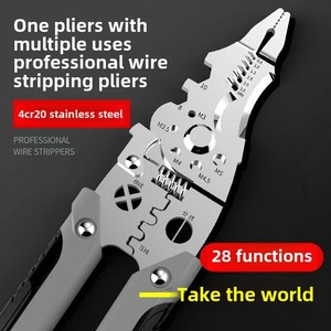 Pince à dénuder multifonctionnelle pour vente en gros, ciseaux à dénuder les fils, outils électriques, dénudeur de fils - Product Image 3