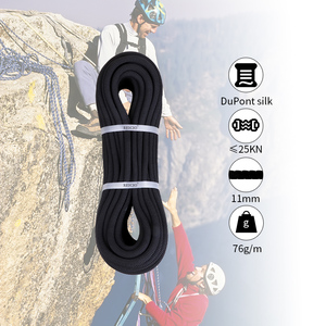 Set Completo Total Black di Attrezzatura per Alpinismo Lavori in Quota Discesa su Corda Fuga e Soccorso - Product Image 3