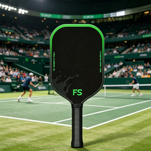 Nouvelle pagaie de pickleball Thermoformée 16 mm T700 verte avec noyau en nid d'abeille en polypropylène, certifiée USAPA, pour usage récréatif - Product Image 1