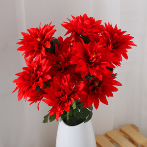 ดอกไม้ประดิษฐ์ Epiphyllum จำลองดอกไม้ผ้าไหมสูงจำลองช่อดอกไม้ตกแต่งงานแต่งงาน - Product Image 6