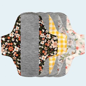 Serviettes hygiéniques en coton biologique <span class=keywords><strong>lavable</strong></span> pour l'hygiène des femmes - Product Image 3