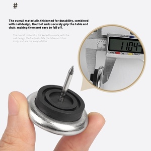 Demir tırnak mobilya Metal yüksek yükseklik artan evrensel kanepe masa sandalye dışkı sessiz ped aşınmaya dayanıklı nem geçirmez - Product Image 4