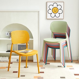 Chaises de salle à manger d'extérieur en plastique empilables, durables et haut de gamme pour restaurants et hôtels (vente en gros) - Product Image 2