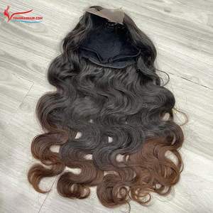 วิกผมลอน100% สำหรับต่อผมจริงทำจากไอน้ำผ้าสองชั้นมีส่วนลดสำหรับปีใหม่ - Product Image 5