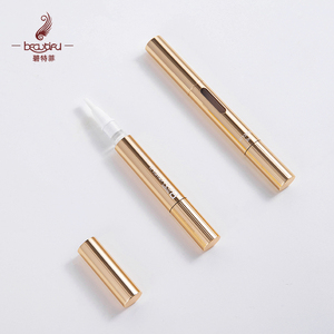 Оптовая продажа, ручка с маслом для ногтей, 2 мл, 4 мл, алюминиевая гелевая ручка для отбеливания зубов с логотипом, белые зубы - Product Image 1