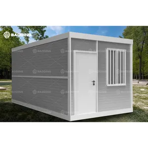 Recycled Customized Metal Office Building On Wheels foldable Container House