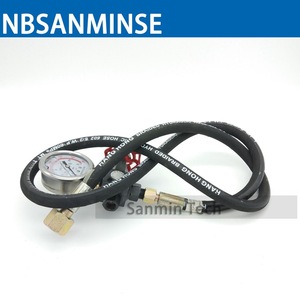 Manomètre de pression pour tuyau hydraulique NBSANMINSE 60MPa pour outil de remplissage d'azote - Product Image 4