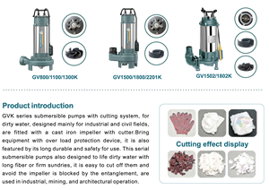 Grandfar 800W 1.1HP 8.5m Head Sewage <b>Pump</b> High Stainless Steel <b>Submersible</b> OEM CB CE Certified GV800K High Delivers Str - Product Image 2