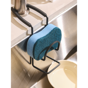 1 percento di spugnetta senza schermo (blu) poggia cucchiaio e clip per pentole - Product Image 1