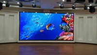 Pantalla LED Interior de Alta Definición P1.86 a Todo Color, Pantalla LED Estándar para Empalme, para Publicidad Comercial