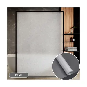 Película de vidrio esmerilado para balcón, baño, cocina, sala de estar, dormitorio, puerta corredera, protector solar, película opaca para ventana