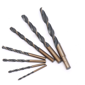 Foret hélicoïdal 4341 à queue droite en acier rapide oxydé noir pour le perçage du métal - Product Image 2