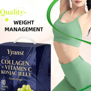 Suplemento de belleza vegano a base de frutas para el control de peso, con colágeno, péptidos y vitaminas en forma de gelatina, muestra gratuita OEM/ODM. - Product Image 2