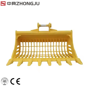 Máy xúc tập tin đính kèm cỏ nước bucketseparation lưới Phễu cho nước cỏ đánh cá Thùng rác chọn lọc đá - Product Image 3