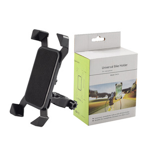 Support de téléphone <span class=keywords><strong>portable</strong></span> pour vélo, pour iPhone Samsung, support de téléphone <span class=keywords><strong>portable</strong></span> pour moto, pince pour guidon de vélo, support de montage GPS - Product Image 1