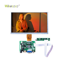 Modul LCD IPS 9 Inci Antarmuka FPC Resolusi 800*480 Kecerahan 250nits Layar LCD TFT untuk Industri
