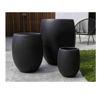 Pot Bunga Dekoratif Ringan Ramah Lingkungan dari FRP Fiberglass Tahan Lama dengan Finishing Rustic dan Lubang Drainase untuk Taman Rumah dan Lanskap