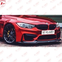 Alerón Delantero de Fibra de Carbono Z-ART 2013-2019 para BMW M3 M4, Labio Delantero de Fibra de Carbono para BMW F80 F82 F83, Reequipamiento de Parachoques