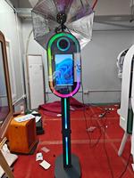 FANTASY VIEW 2026 Nouveau Modèle 13.3 Miroir Magique Photo Booth Ovale Selfie DSLR Écran Tactile Impression Instantanée Flight Case Garantie 3 Ans