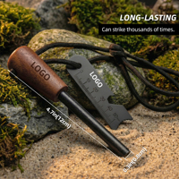 Allume-feu en magnésium Baiyuheng avec acier à feu en mischmetal pour la survie en plein air