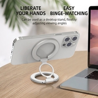 Vente flash - Aimant puissant double face 360° °   Support de téléphone rotatif et réglable pour bureau, maison, bureau et équipement de sport