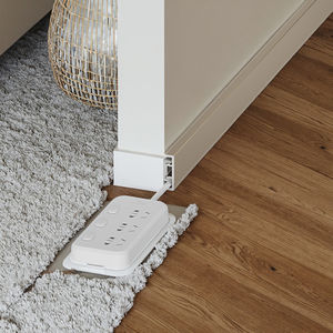 Plinthe murale en aluminium moderne à angle droit, fabrication sur mesure, vente en gros du fabricant - Durable, installation facile, garantie <span class=keywords><strong>5</strong></span> ans - Product Image 1