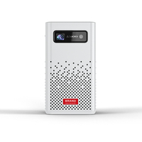 Mini Proyector Portátil Digital DLP LED BT con Altavoz de Música, Cine en Casa, Reproductor de Películas Android, Smart TV HD